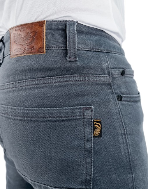 City PRO103 GREY Armoured Riding Jeans - Thumbnail