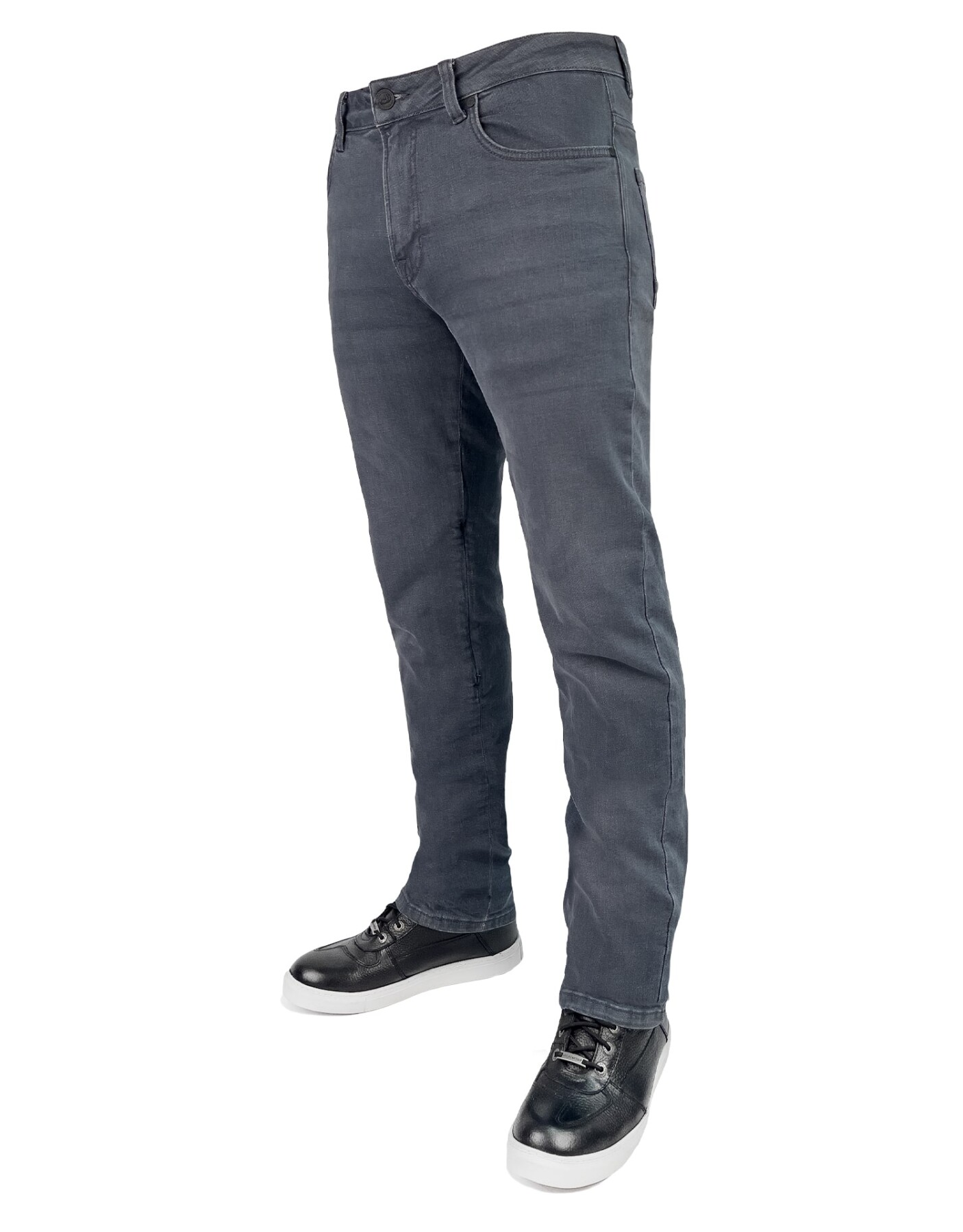 City PRO103 GREY Armoured Riding Jeans - 5