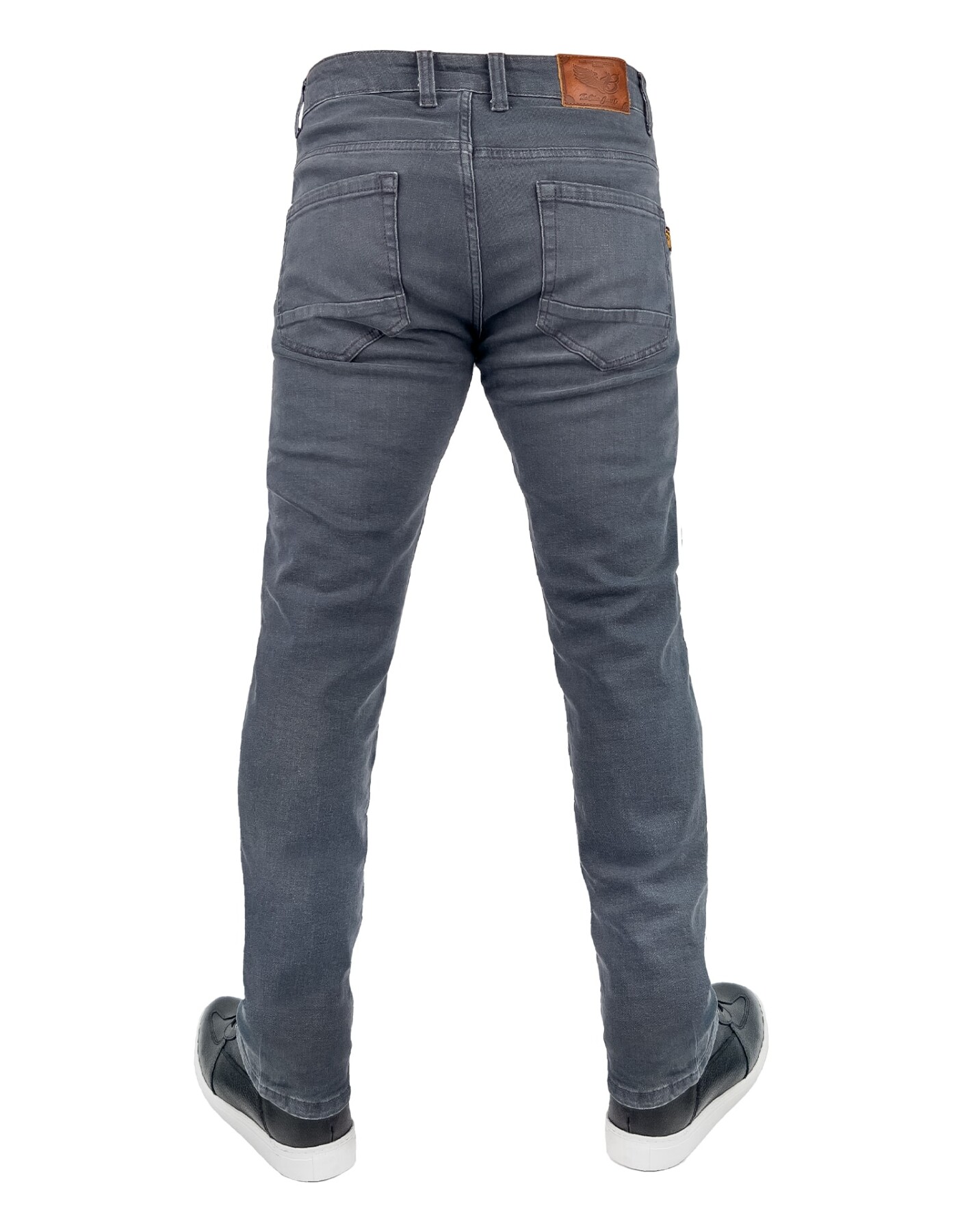 City PRO103 GREY Korumalı Motosiklet Kot Pantolonu Erkek