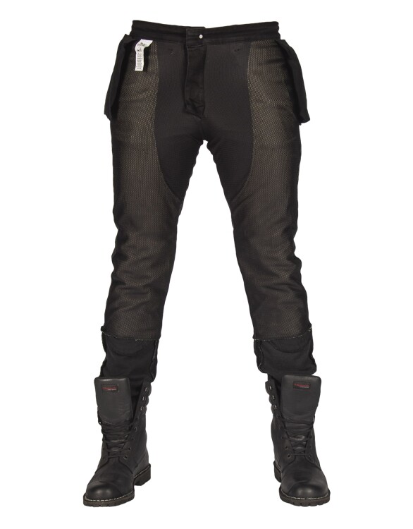 City PRO103 GREY Korumalı Motosiklet Kot Pantolonu Erkek - 4