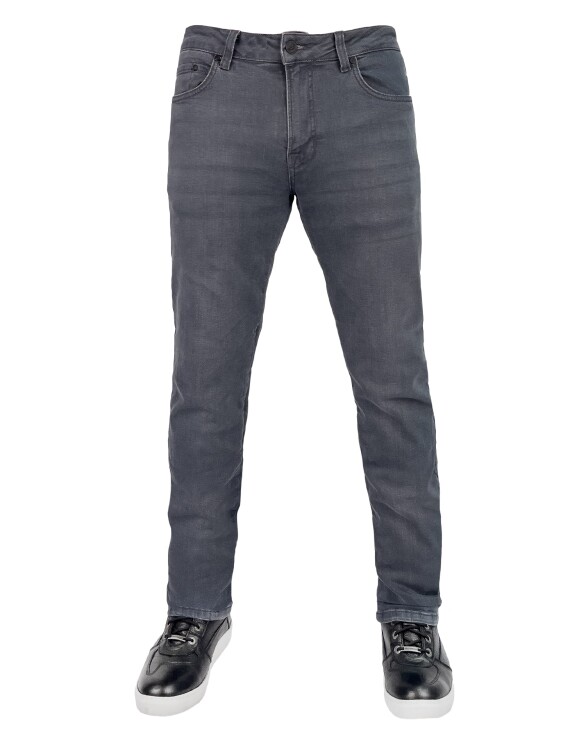 City PRO103 GREY Korumalı Motosiklet Kot Pantolonu Erkek - 3