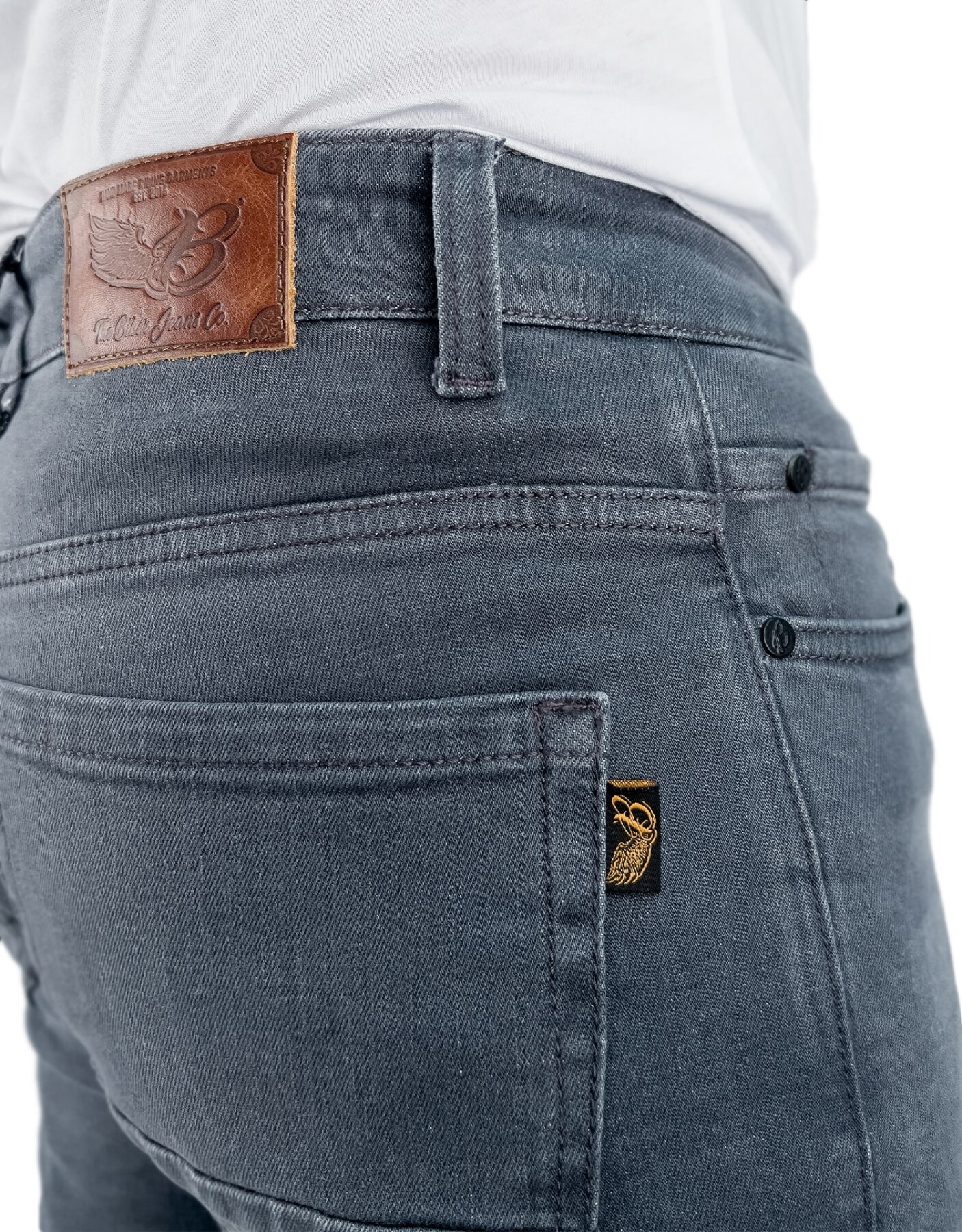 City PRO103 GREY Korumalı Motosiklet Kot Pantolonu Erkek - 11