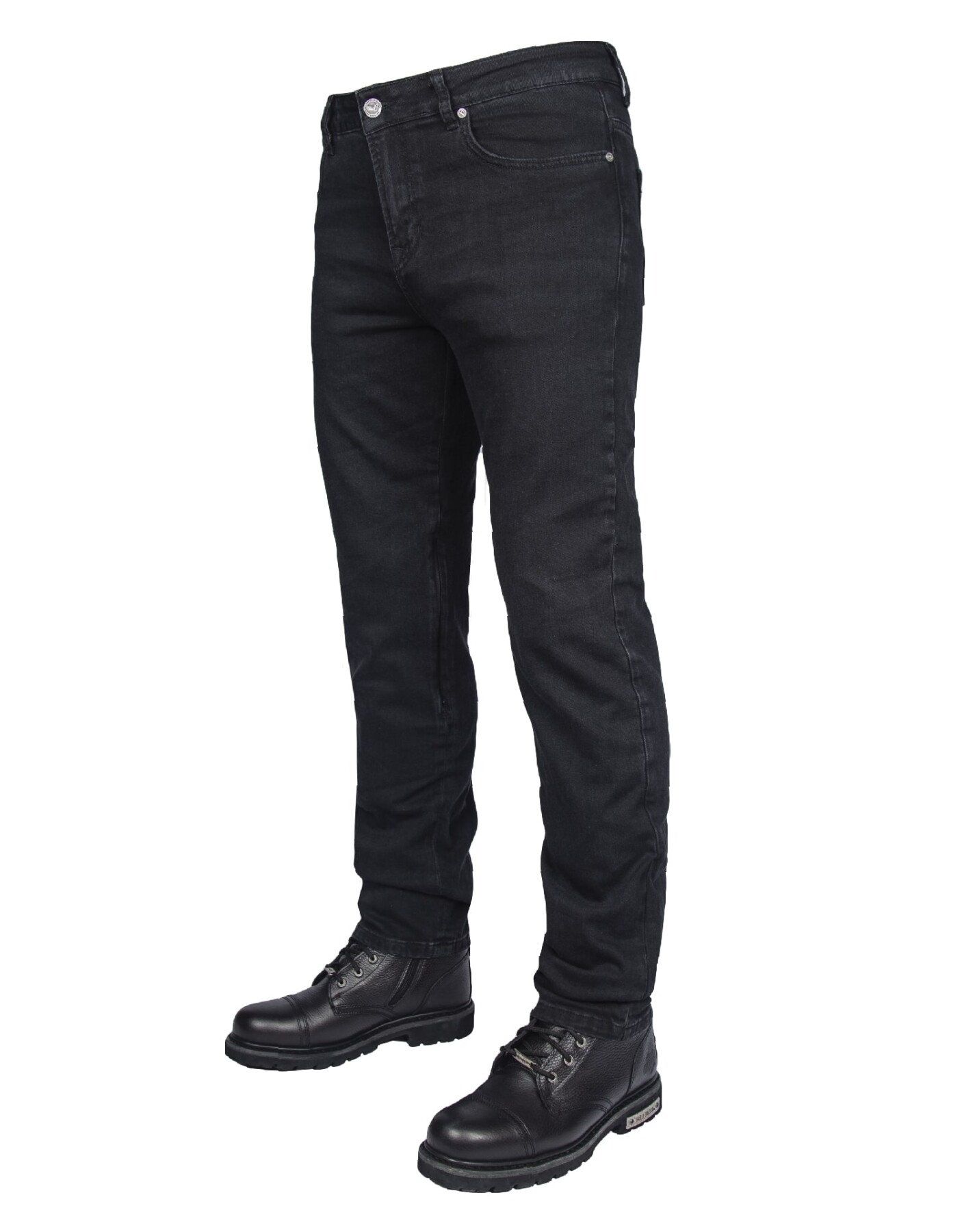 City PRO101 BLACK Armoured Riding Jeans - 5