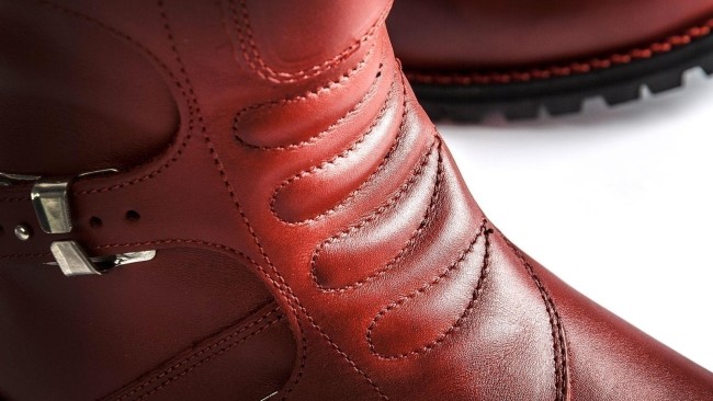 CONTINENTAL RED ROSSO Armoured Motorcycle Shoes - Thumbnail