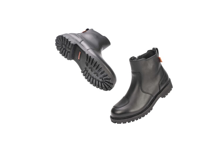 Cooper Black Armoured Motorcycle Shoes - 2