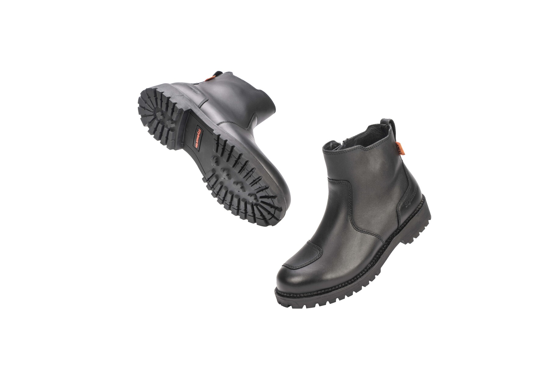 Cooper Black Armoured Motorcycle Shoes - 2