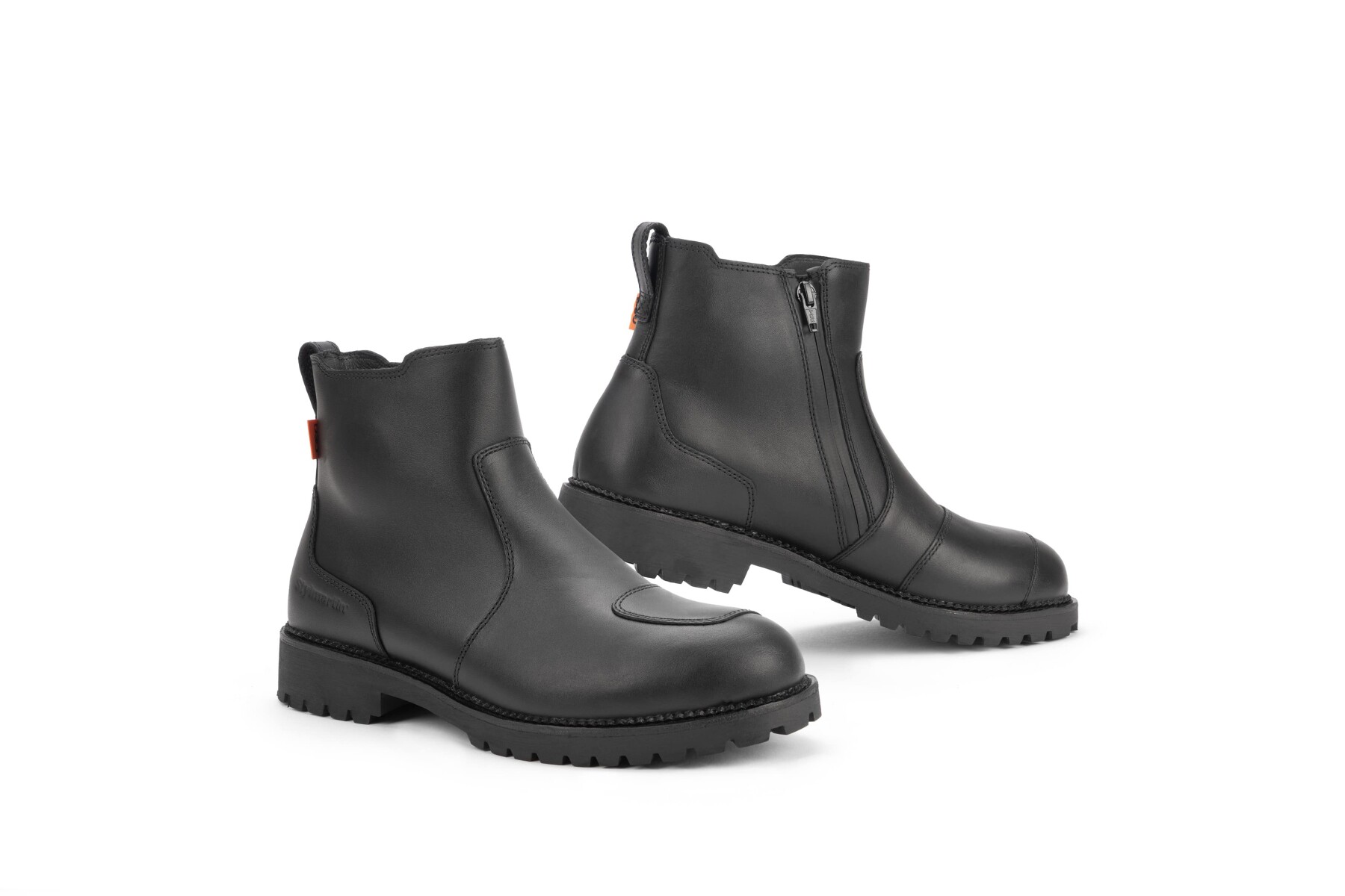 Cooper Black Armoured Motorcycle Shoes - 6