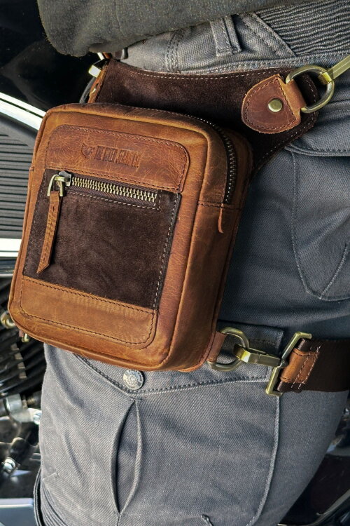 Dallas Hakiki Deri Bacak Çantası - 5