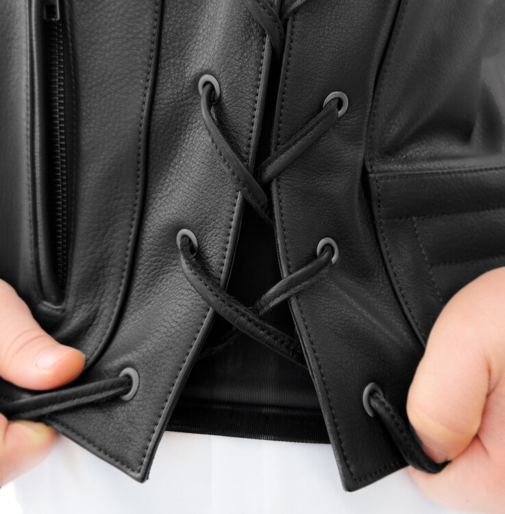 Dallas Leather Motorcycle Vest - 9