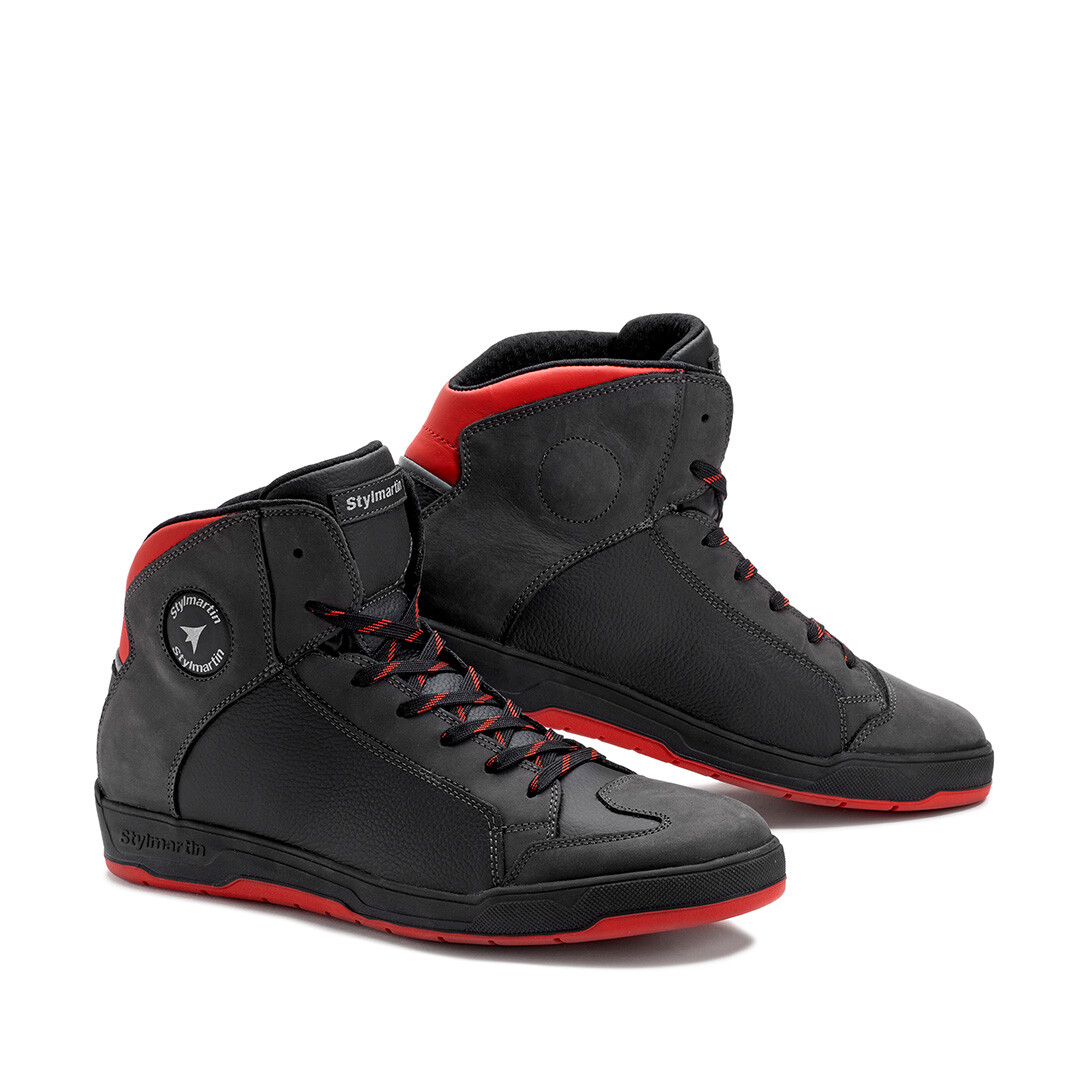 Double WP Black & Red Korumalı Motosiklet Ayakkabısı - 2