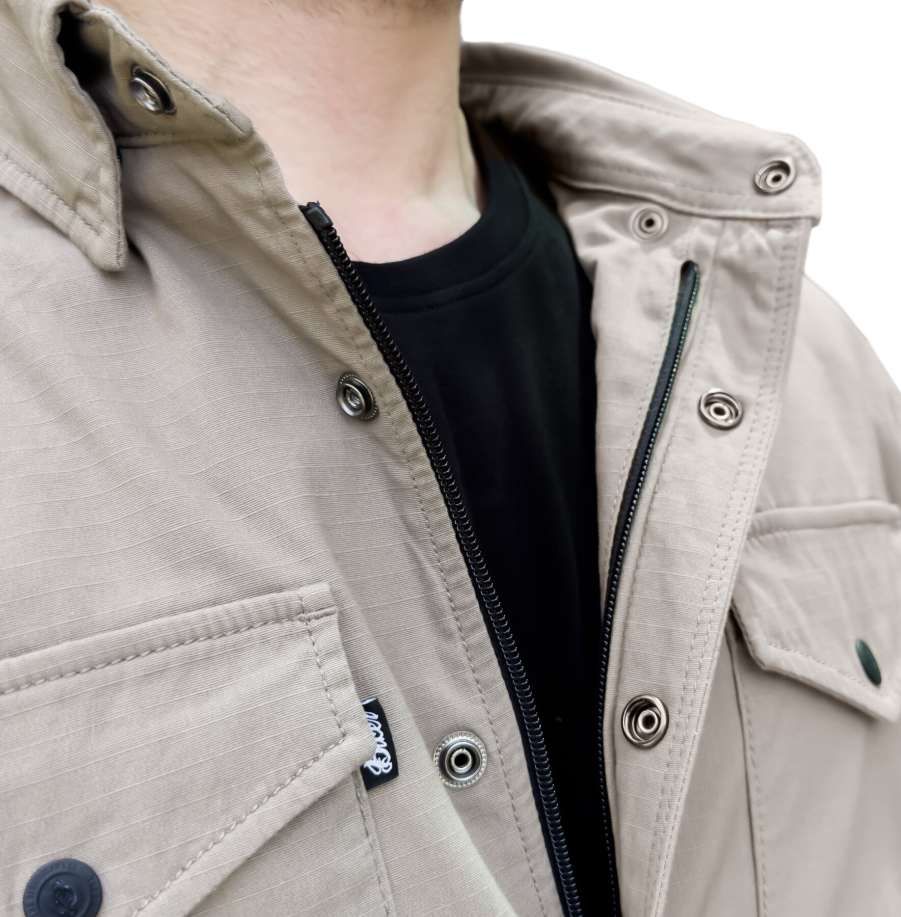 Eagle Beige Armoured Motorcycle Shirt - 8