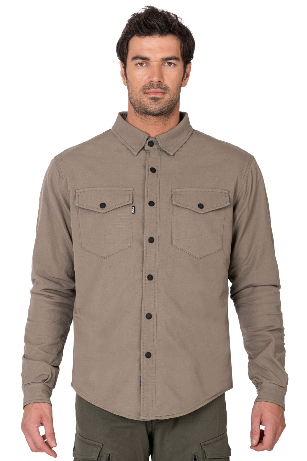 Eagle Beige Korumalı Motosiklet Gömleği Erkek - 3