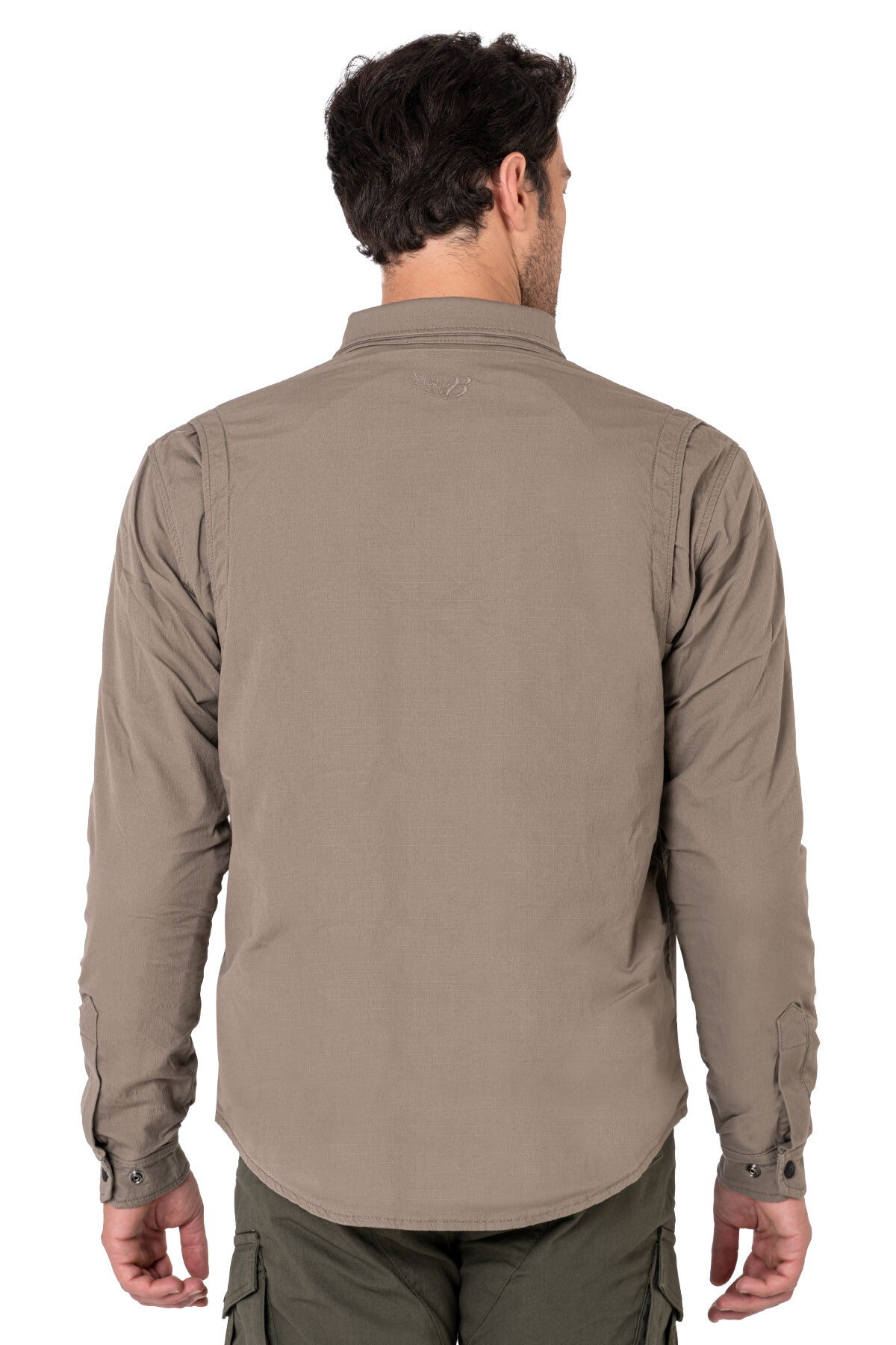 Eagle Beige Korumalı Motosiklet Gömleği Erkek - 7