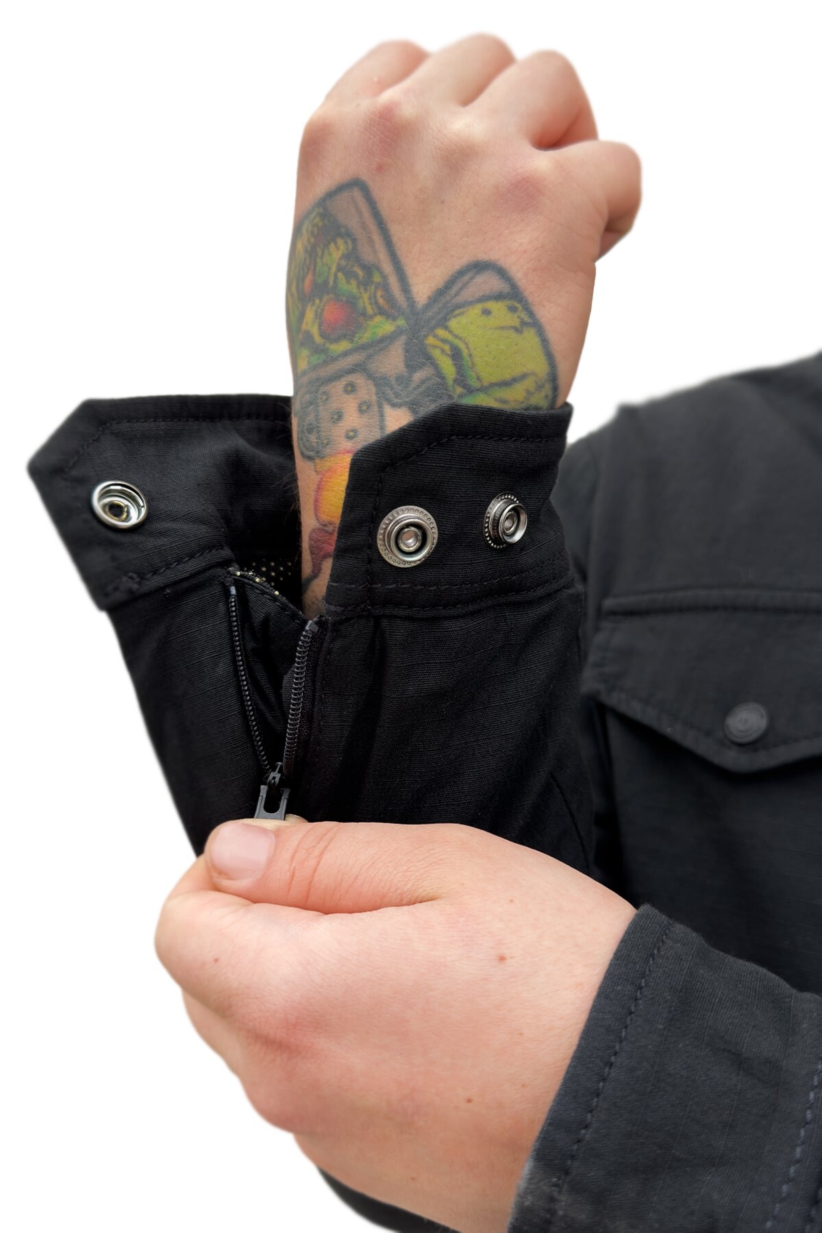 Eagle Black Armoured Motorcycle Shirt - 13