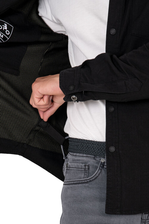 Eagle Black Armoured Motorcycle Shirt - 12