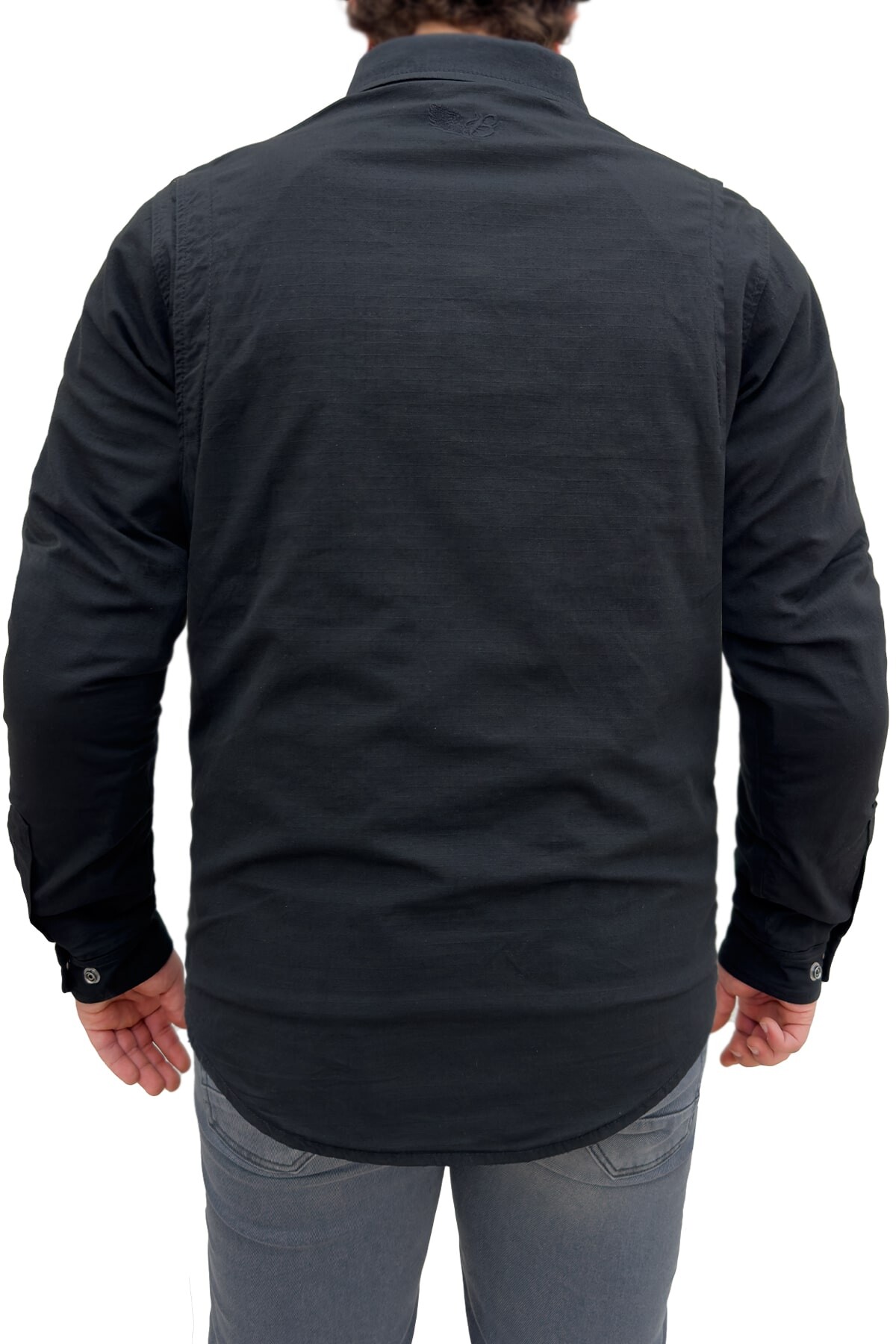 Eagle Black Korumalı Motosiklet Gömleği Erkek - 7