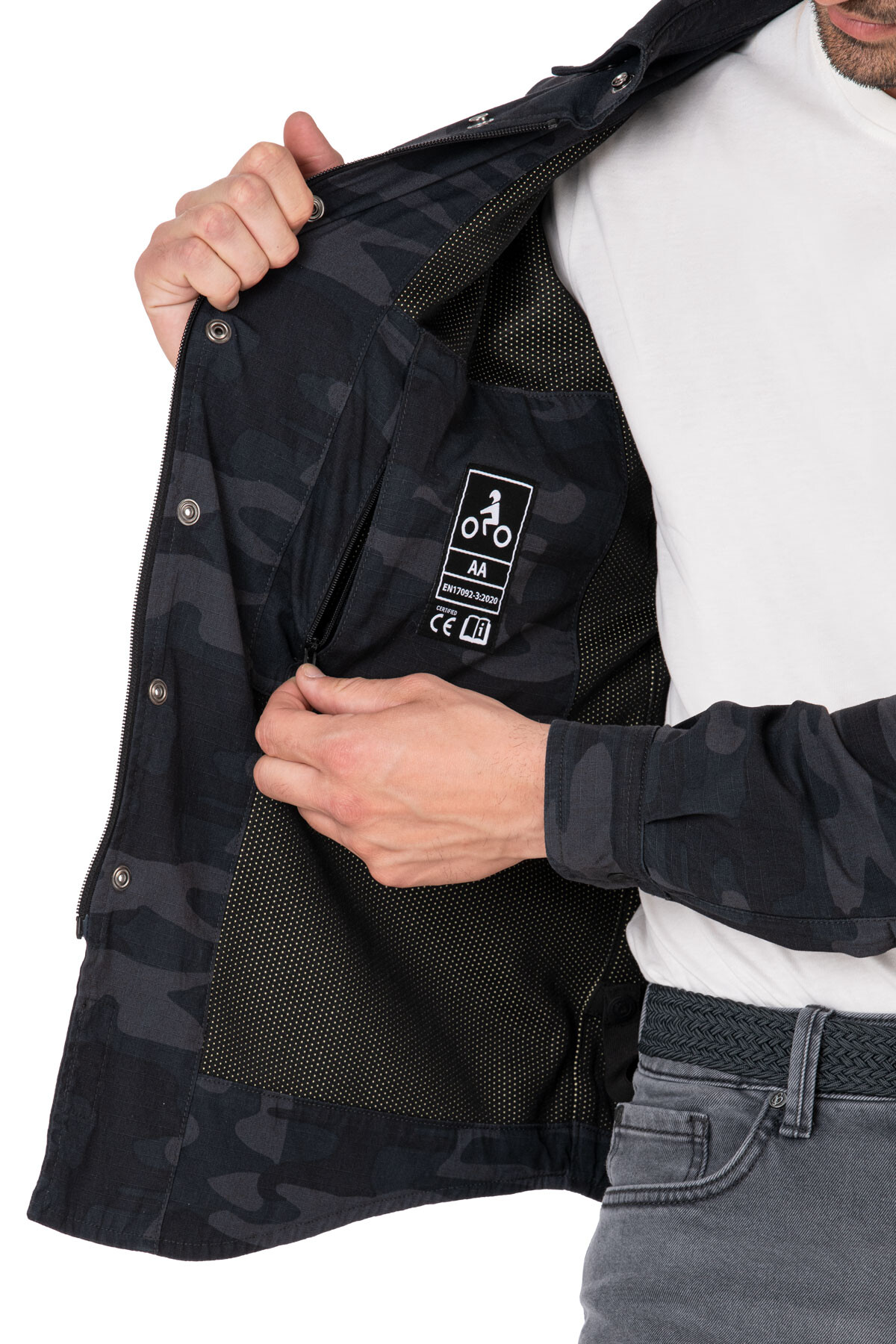 Eagle Camo Armoured Motorcycle Shirt - 11