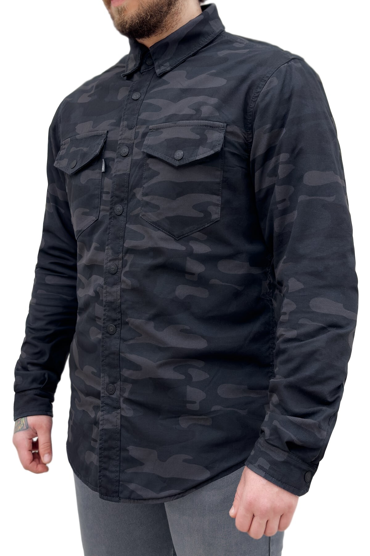 Eagle Camo Korumalı Motosiklet Gömleği Erkek - 6