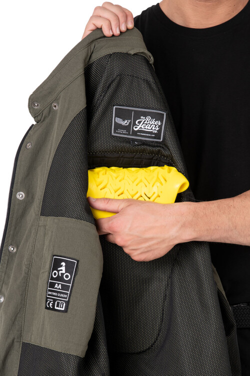 Eagle Khaki Armoured Motorcycle Shirt - 15