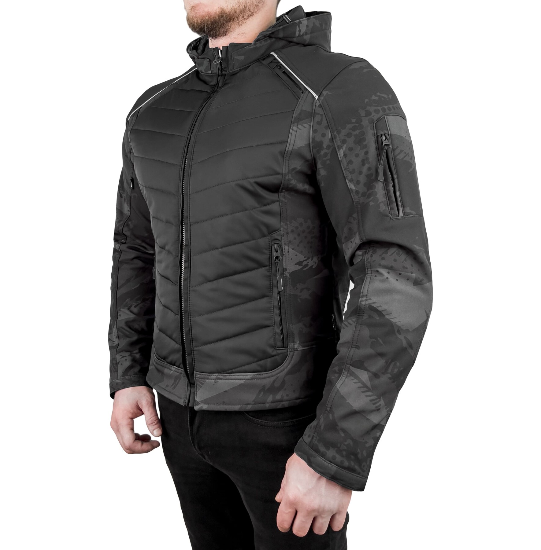 EVEREST Antra Camo Armoured Motorcycle Jacket - 5