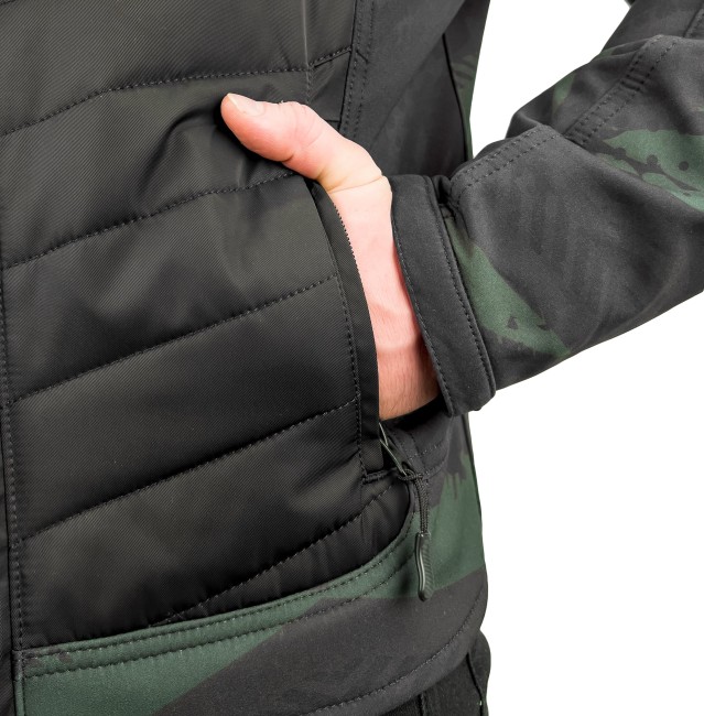 EVEREST WATERPROOF Khaki Camo Korumalı Motosiklet Montu Erkek - 8