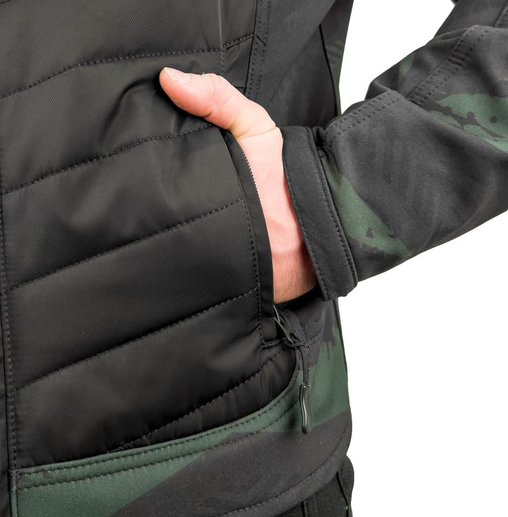 EVEREST WATERPROOF Khaki Camo Korumalı Motosiklet Montu Erkek - 8