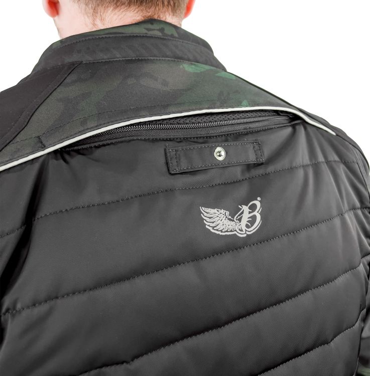 EVEREST WATERPROOF Khaki Camo Korumalı Motosiklet Montu Erkek - 10