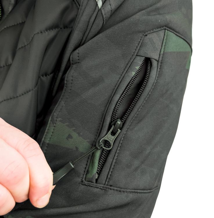 EVEREST WATERPROOF Khaki Camo Korumalı Motosiklet Montu Erkek - 11