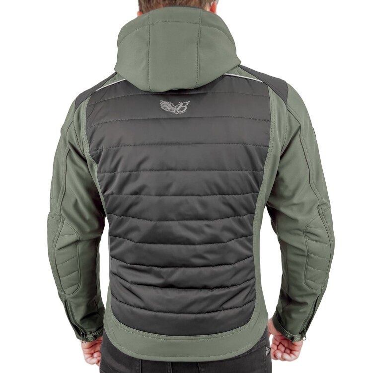 EVEREST WATERPROOF Multicolor Khaki Black Korumalı Motosiklet Montu Erkek - 6