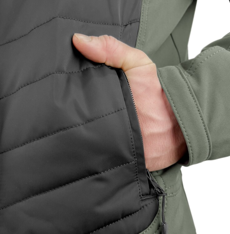 EVEREST WATERPROOF Multicolor Khaki Black Korumalı Motosiklet Montu Erkek - 8