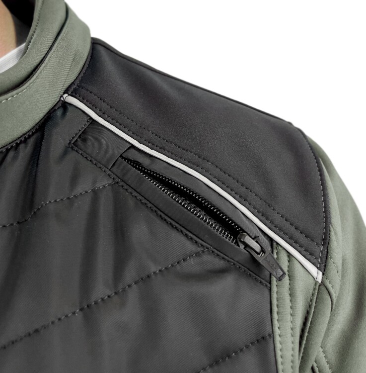 EVEREST WATERPROOF Multicolor Khaki Black Korumalı Motosiklet Montu Erkek - 10