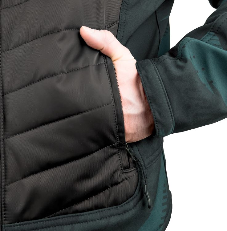 EVEREST WATERPROOF Petrol Camo Korumalı Motosiklet Montu Erkek - 8