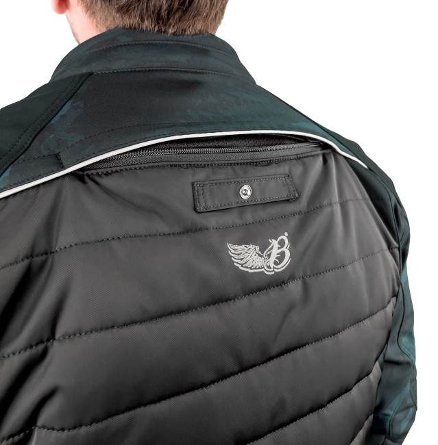 EVEREST WATERPROOF Petrol Camo Korumalı Motosiklet Montu Erkek - 11