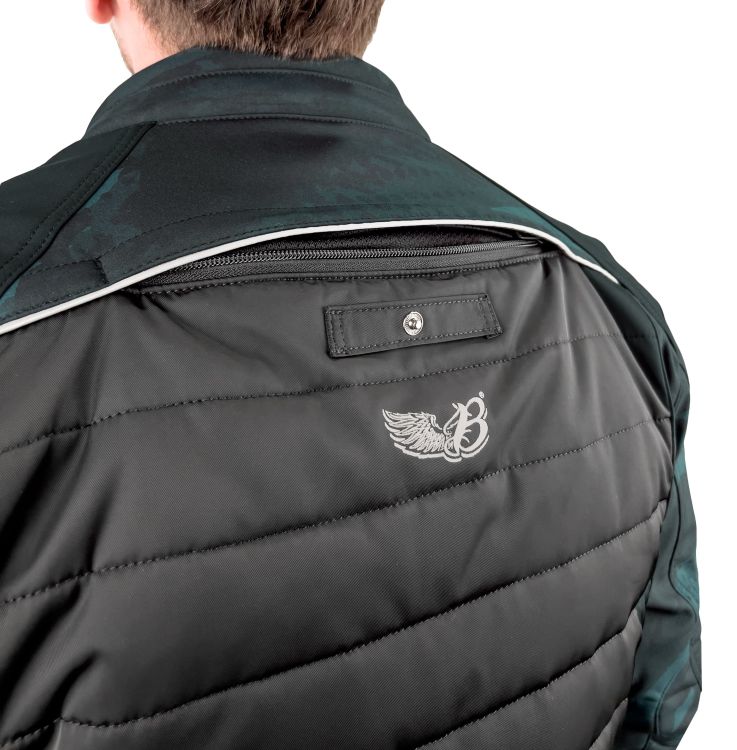 EVEREST WATERPROOF Petrol Camo Korumalı Motosiklet Montu Erkek - 11