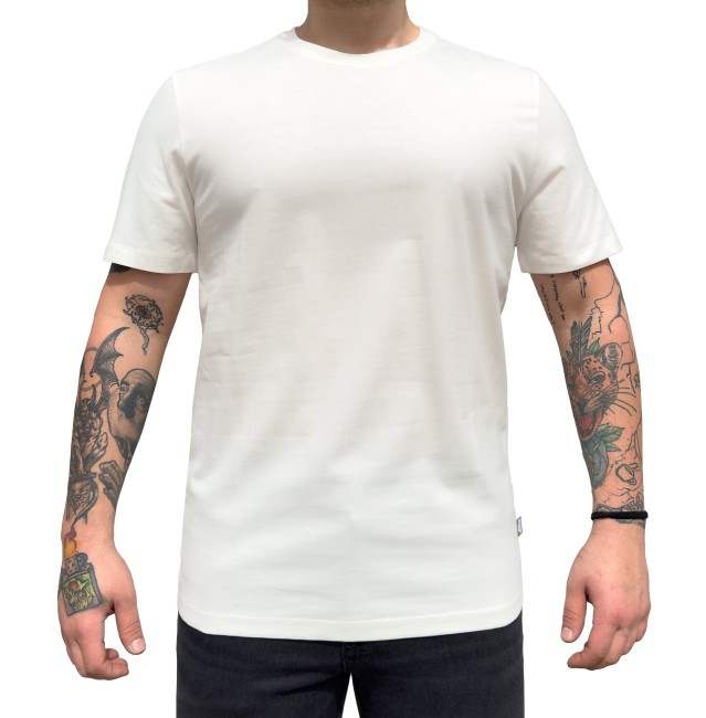 The Biker Jeans - Everyway Soft Cotton Kısa Kollu Beyaz T-Shirt
