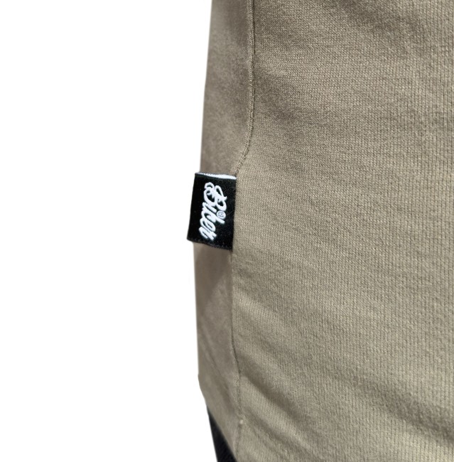 Everyway Soft Cotton Long Sleeve Khaki T-Shirt - 3