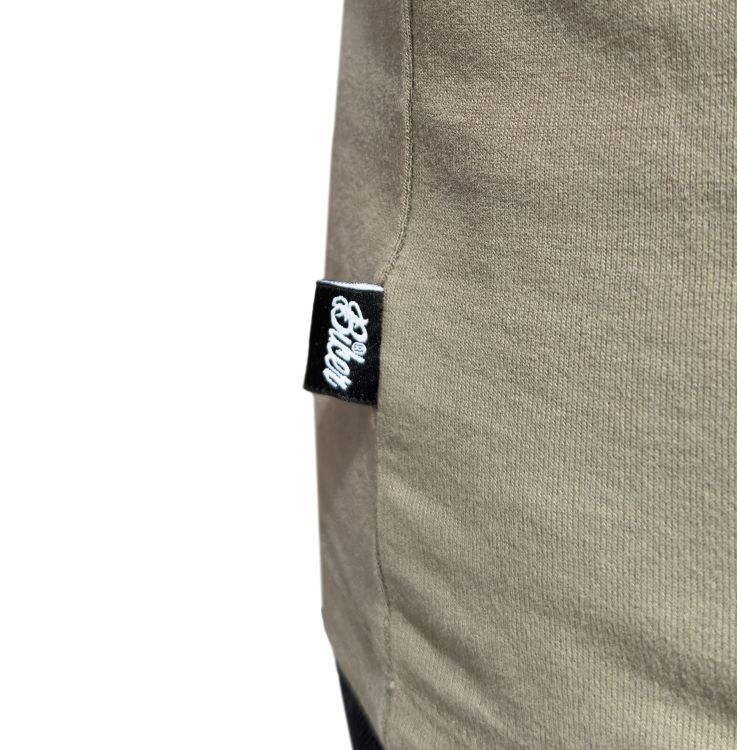 Everyway Soft Cotton Long Sleeve Khaki T-Shirt - 3