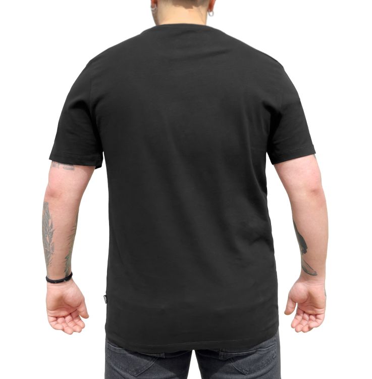 Everyway Soft Cotton Short Sleeve Black T-Shirt - 2