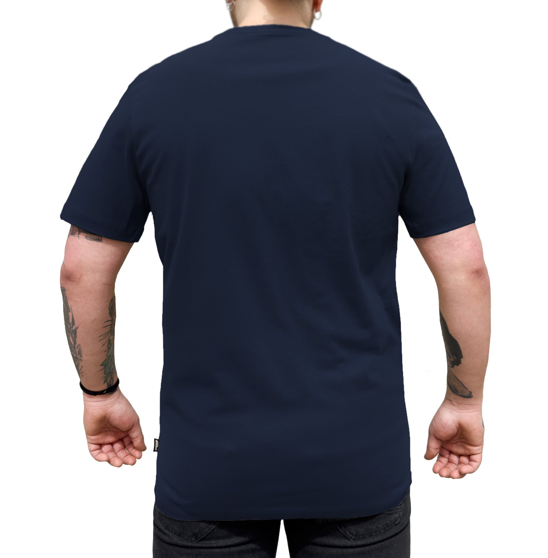 Everyway Soft Cotton Short Sleeve Navy T-Shirt - 2