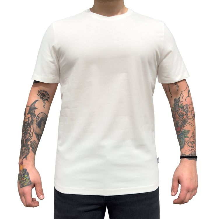 Everyway Soft Cotton Short Sleeve White T-Shirt - 1