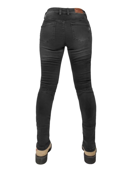 EVO Ultra Flexi Smoky Black Armoured Riding Jeans - Thumbnail