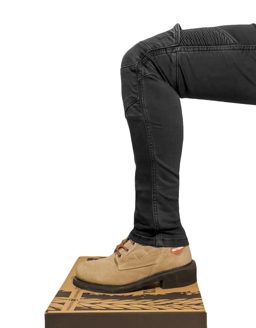 EVO Ultra Flexi Smoky Black Armoured Riding Jeans - 11