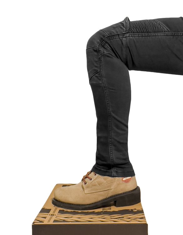 EVO Ultra Flexi Smoky Black Armoured Riding Jeans - 11