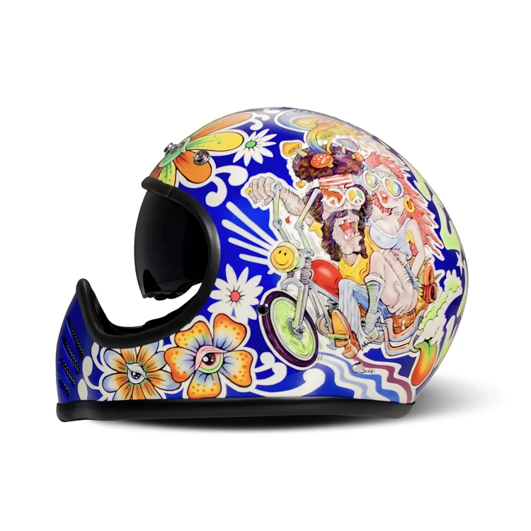 Fullface Seventyseven Flower Power Helmet - 4