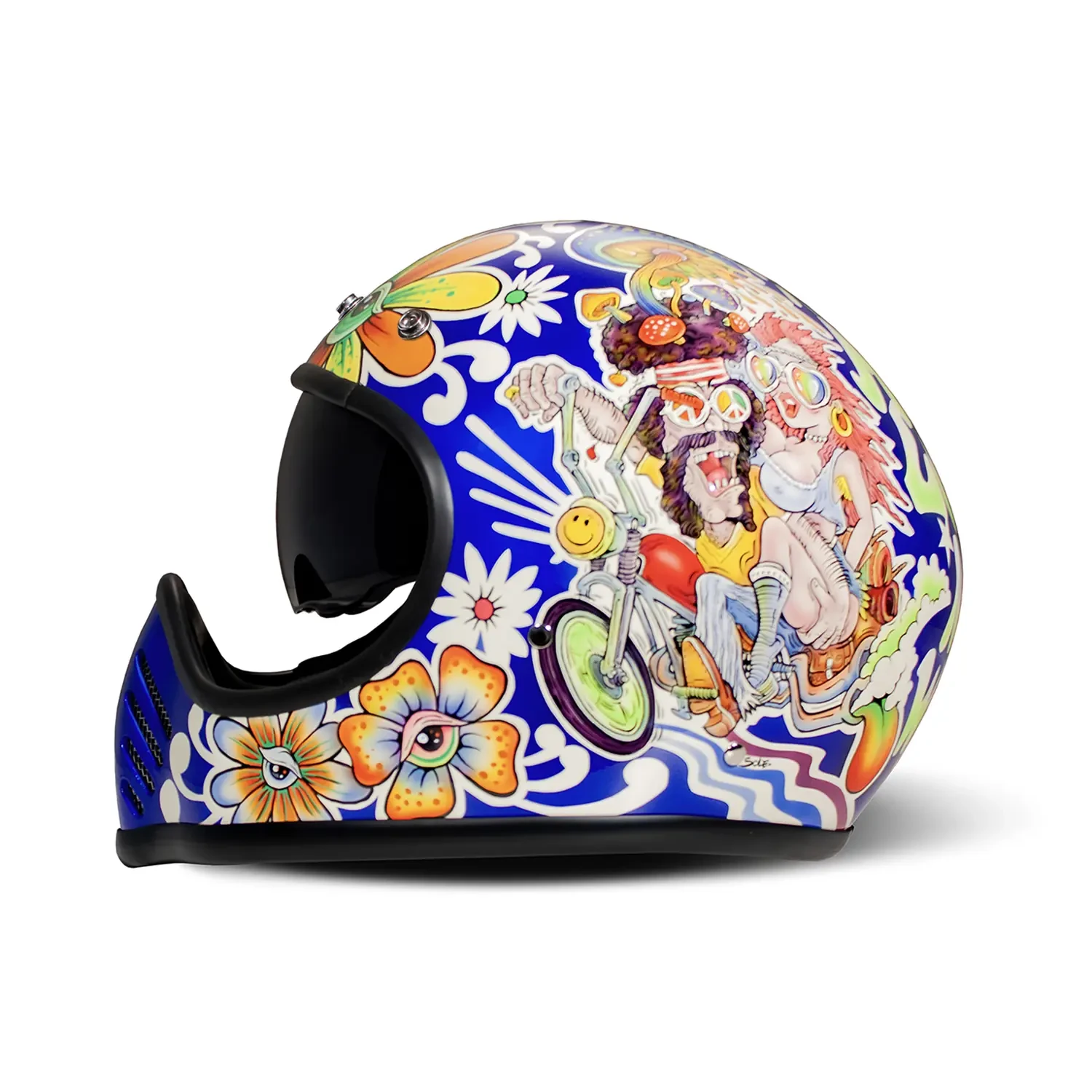 Fullface Seventyseven Flower Power Helmet - 4