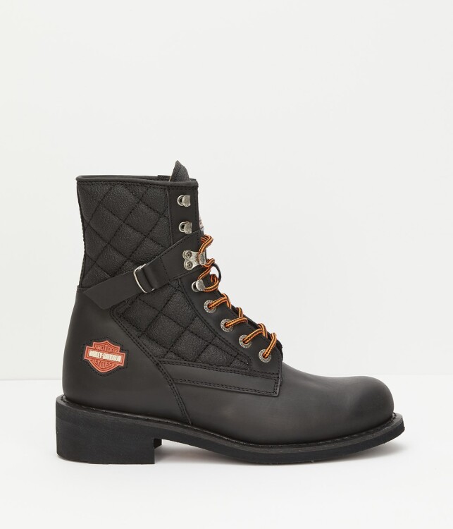 Harley Davidson New Worker Siyah Yağlı Deri Bot - 2