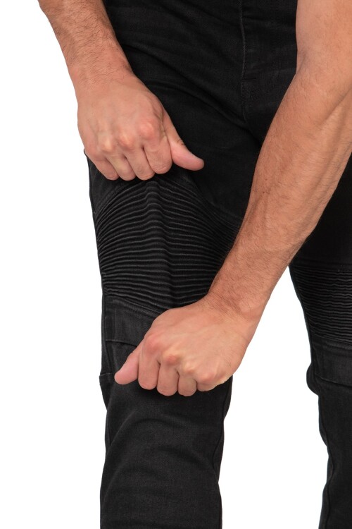 Iron Shield Flexi Black Armoured Riding Jeans - 9