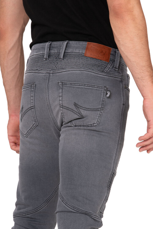 Iron Shield Flexi Grey Armoured Riding Jeans - 6