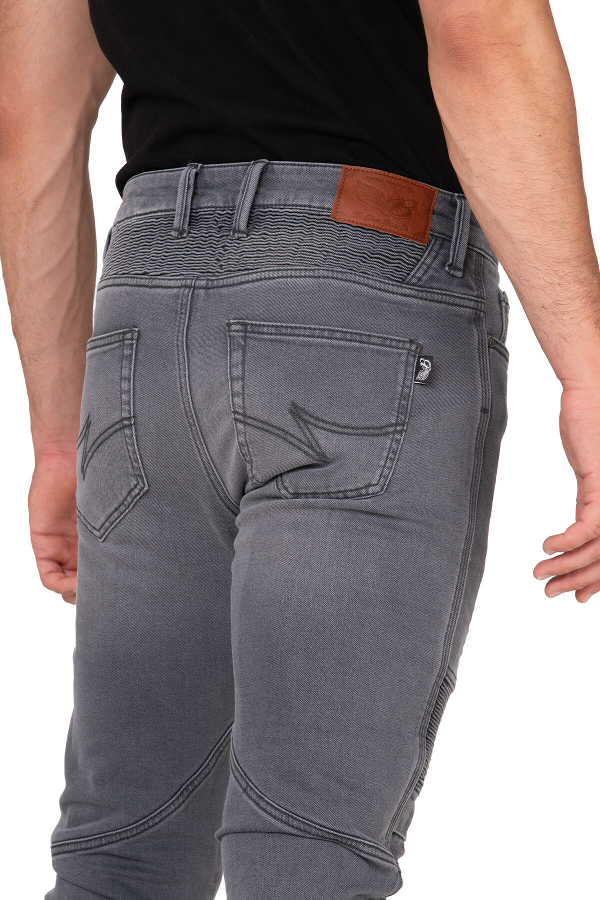 Iron Shield Flexi Grey Armoured Riding Jeans - 6