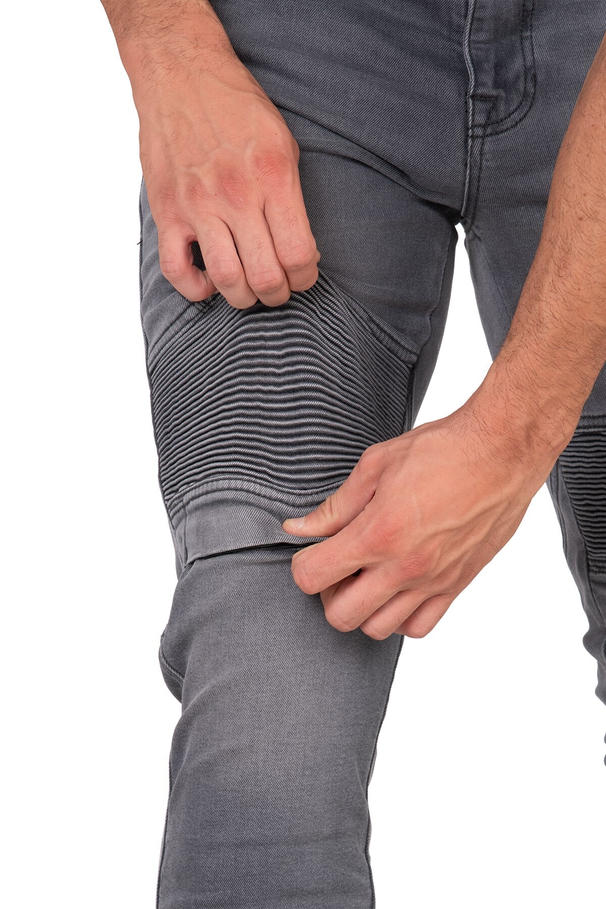 Iron Shield Flexi Grey Armoured Riding Jeans - 8
